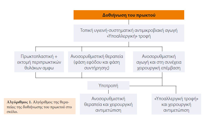 Η δοθιήνωση του πρωκτού στο σκύλο